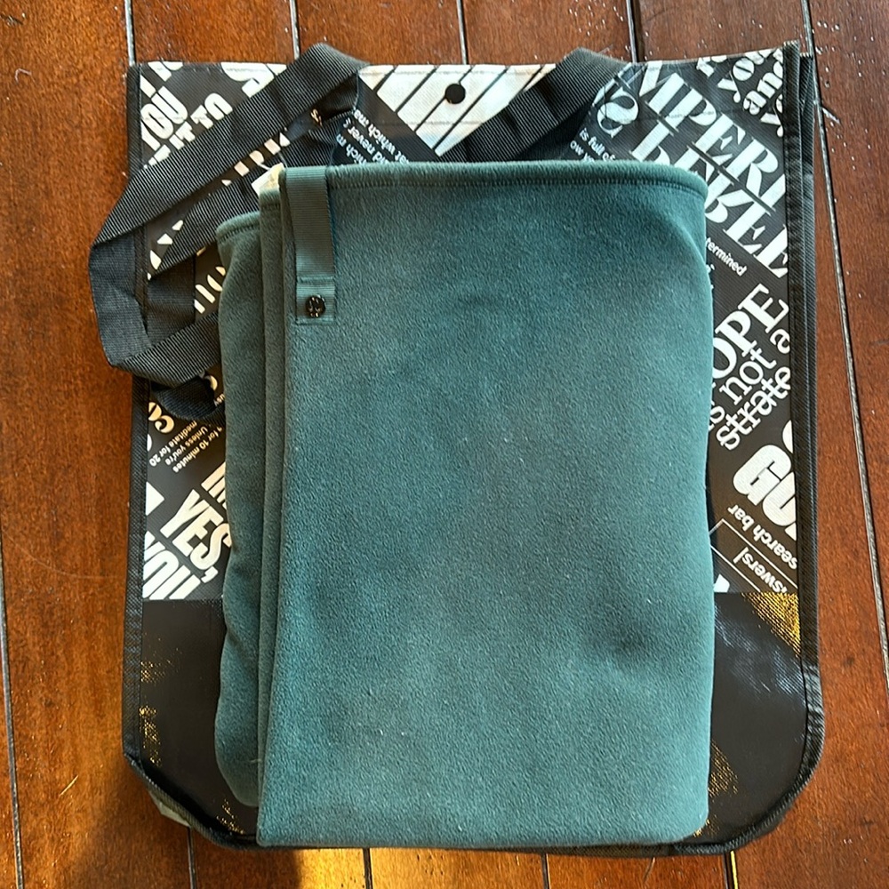 Lululemon Wrap / Scarf.  Super soft!  Deep forest green.